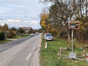 NA BREGU POSTAVLJEN MOBILNI PRIKAZOVALNIK HITROSTI VOŽNJE 1